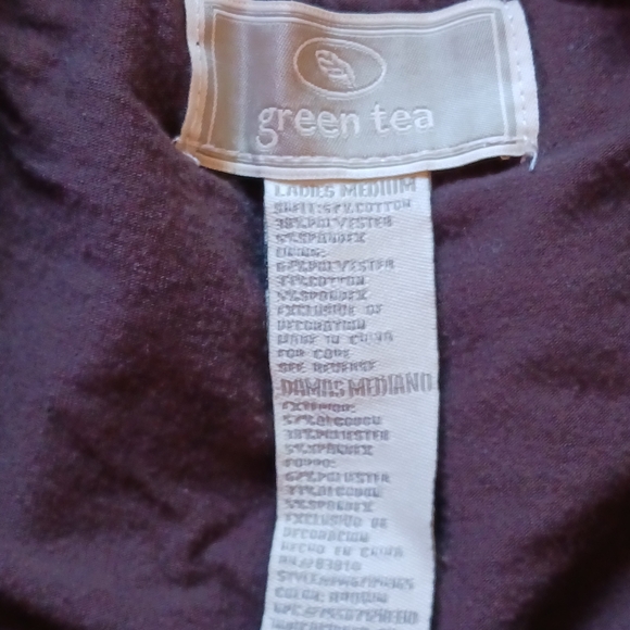 3 Green Tea Cotton Skorts Size M - Picture 14 of 16